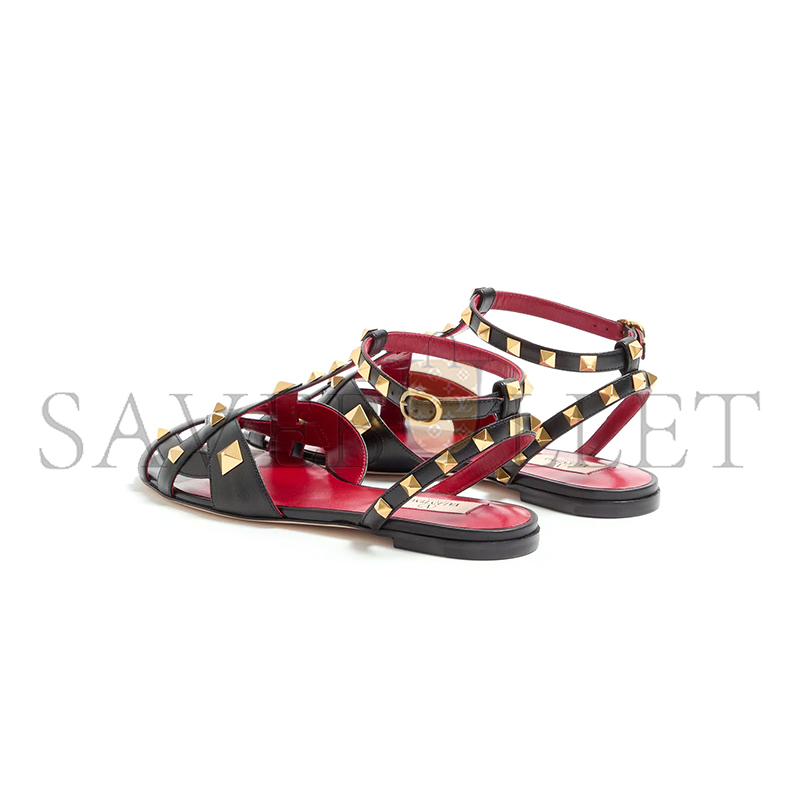 VALENTINO STUDDY KIDSKIN SANDAL 8W2S0NN3JYW_0NO